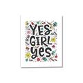 Picture of Yes Girl  _GroupedProduct_Rectangle_Portrait_Canvas_