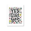 Picture of Yes Girl  _GroupedProduct_Rectangle_Portrait_Canvas_