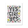 Picture of Yes Girl  _GroupedProduct_Rectangle_Portrait_Canvas_