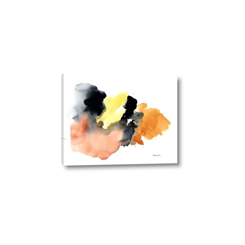Picture of Watercolor with Orange _GroupedProduct_Rectangle_Landscape_Canvas_