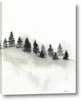 Picture of Misty Forest Trees