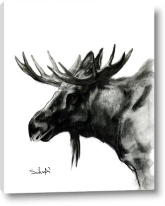 Picture of Sketched Moose