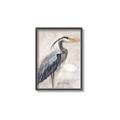 Picture of Blue Egret _GroupedProduct_Rectangle_Portrait_Canvas_Framed_