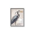 Picture of Blue Egret _GroupedProduct_Rectangle_Portrait_Canvas_Framed_