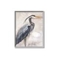 Picture of Blue Egret _GroupedProduct_Rectangle_Portrait_Canvas_Framed_