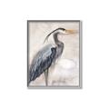 Picture of Blue Egret _GroupedProduct_Rectangle_Portrait_Canvas_Framed_