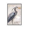 Picture of Blue Egret _GroupedProduct_Rectangle_Portrait_Canvas_Framed_