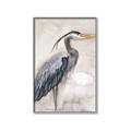 Picture of Blue Egret _GroupedProduct_Rectangle_Portrait_Canvas_Framed_