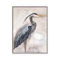 Picture of Blue Egret _GroupedProduct_Rectangle_Portrait_Canvas_Framed_
