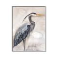 Picture of Blue Egret _GroupedProduct_Rectangle_Portrait_Canvas_Framed_