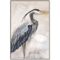 Picture of Blue Egret _GroupedProduct_Rectangle_Portrait_Canvas_Framed_