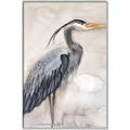 Picture of Blue Egret _GroupedProduct_Rectangle_Portrait_Canvas_Framed_