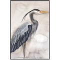 Picture of Blue Egret _GroupedProduct_Rectangle_Portrait_Canvas_Framed_