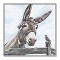 Picture of Donkey time _GroupedProduct_Square_Canvas_Framed_