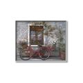 Picture of Red Bike _GroupedProduct_Rectangle_Landscape_Canvas_Framed_