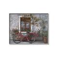 Picture of Red Bike _GroupedProduct_Rectangle_Landscape_Canvas_Framed_