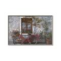 Picture of Red Bike _GroupedProduct_Rectangle_Landscape_Canvas_Framed_