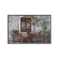 Picture of Red Bike _GroupedProduct_Rectangle_Landscape_Canvas_Framed_