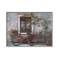 Picture of Red Bike _GroupedProduct_Rectangle_Landscape_Canvas_Framed_