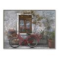 Picture of Red Bike _GroupedProduct_Rectangle_Landscape_Canvas_Framed_