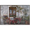 Picture of Red Bike _GroupedProduct_Rectangle_Landscape_Canvas_Framed_