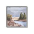 Picture of Small Lake in the Desert _GroupedProduct_Square_Canvas_Framed_