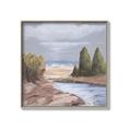 Picture of Small Lake in the Desert _GroupedProduct_Square_Canvas_Framed_