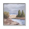 Picture of Small Lake in the Desert _GroupedProduct_Square_Canvas_Framed_