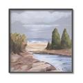 Picture of Small Lake in the Desert _GroupedProduct_Square_Canvas_Framed_