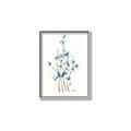 Picture of Blue Leaves I  _GroupedProduct_Rectangle_Portrait_Canvas_Framed_