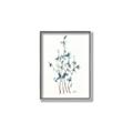Picture of Blue Leaves I  _GroupedProduct_Rectangle_Portrait_Canvas_Framed_