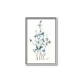 Picture of Blue Leaves I  _GroupedProduct_Rectangle_Portrait_Canvas_Framed_