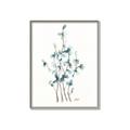 Picture of Blue Leaves I  _GroupedProduct_Rectangle_Portrait_Canvas_Framed_
