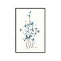 Picture of Blue Leaves I  _GroupedProduct_Rectangle_Portrait_Canvas_Framed_