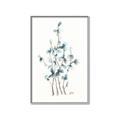 Picture of Blue Leaves I  _GroupedProduct_Rectangle_Portrait_Canvas_Framed_