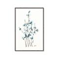 Picture of Blue Leaves I  _GroupedProduct_Rectangle_Portrait_Canvas_Framed_