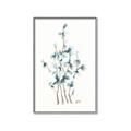 Picture of Blue Leaves I  _GroupedProduct_Rectangle_Portrait_Canvas_Framed_