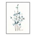 Picture of Blue Leaves I  _GroupedProduct_Rectangle_Portrait_Canvas_Framed_