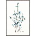 Picture of Blue Leaves I  _GroupedProduct_Rectangle_Portrait_Canvas_Framed_