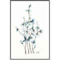 Picture of Blue Leaves I  _GroupedProduct_Rectangle_Portrait_Canvas_Framed_