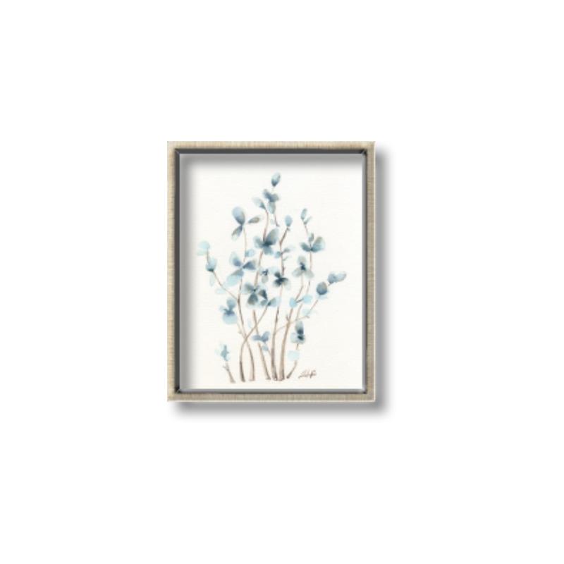 Picture of Blue Leaves II  _GroupedProduct_Rectangle_Portrait_Canvas_Framed_