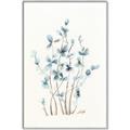 Picture of Blue Leaves II  _GroupedProduct_Rectangle_Portrait_Canvas_Framed_