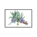Picture of Succulent Group _GroupedProduct_Rectangle_Landscape_Canvas_Framed_