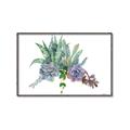 Picture of Succulent Group _GroupedProduct_Rectangle_Landscape_Canvas_Framed_