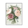 Picture of Wedding Bouquet II _GroupedProduct_Rectangle_Portrait_Canvas_Framed_