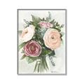 Picture of Wedding Bouquet II _GroupedProduct_Rectangle_Portrait_Canvas_Framed_