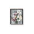 Picture of Coloured flower in pot I _GroupedProduct_Rectangle_Portrait_Canvas_Framed_