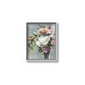 Picture of Coloured flower in pot II _GroupedProduct_Rectangle_Portrait_Canvas_Framed_