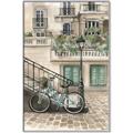 Picture of Parked Bike _GroupedProduct_Rectangle_Portrait_Canvas_Framed_