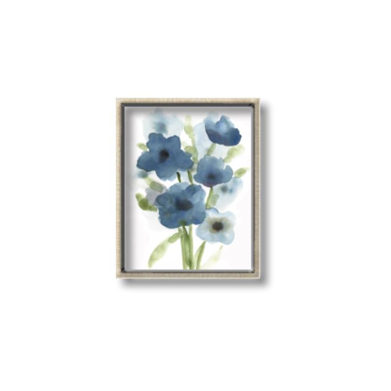 Picture of Blue Poppies I  _GroupedProduct_Rectangle_Portrait_Canvas_Framed_